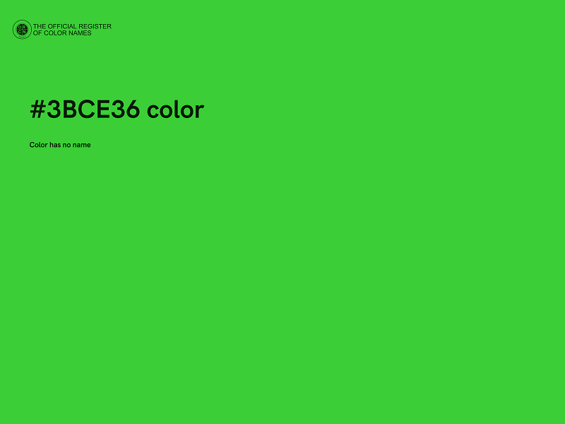 #3BCE36 color image