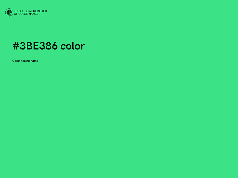 #3BE386 color image