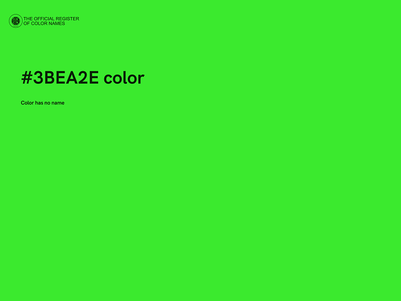 #3BEA2E color image