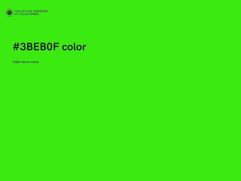 #3BEB0F color image