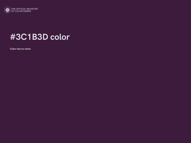 #3C1B3D color image