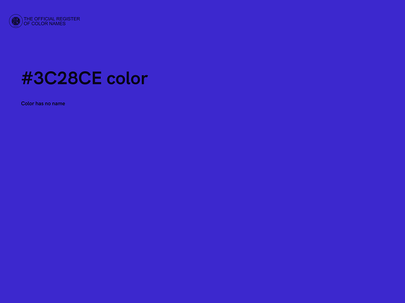 #3C28CE color image