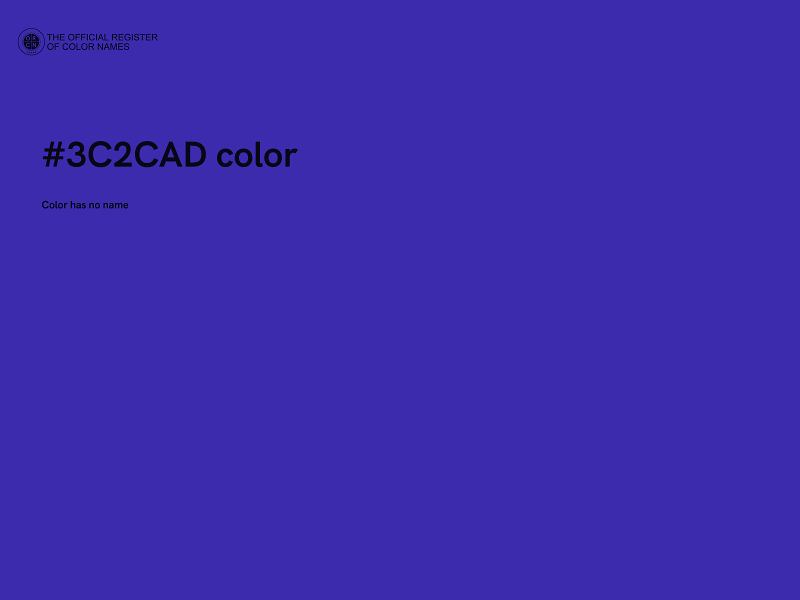 #3C2CAD color image