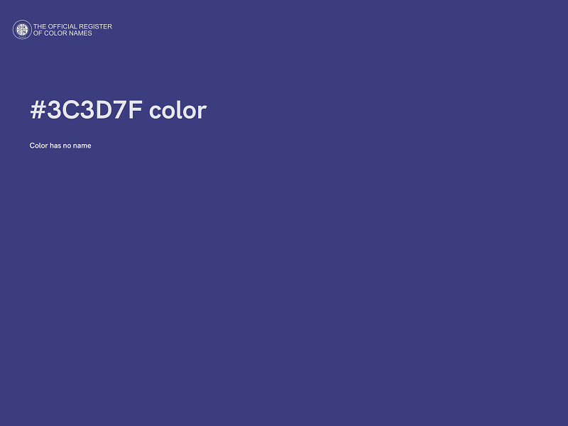 #3C3D7F color image