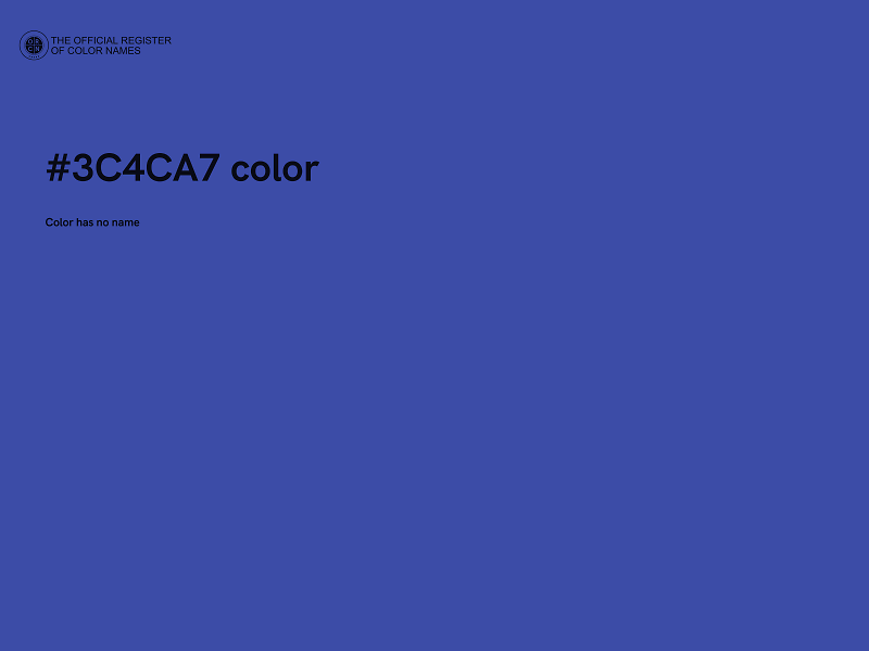 #3C4CA7 color image