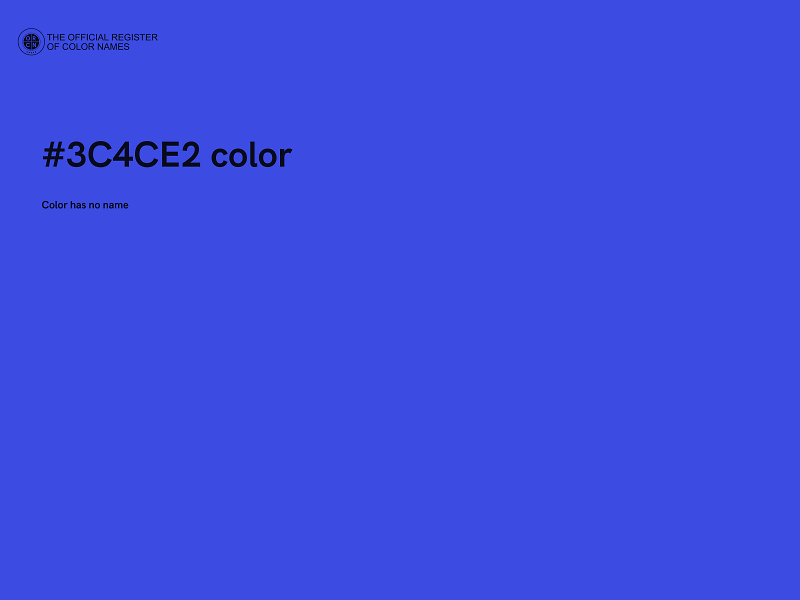 #3C4CE2 color image