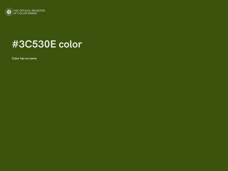 #3C530E color image