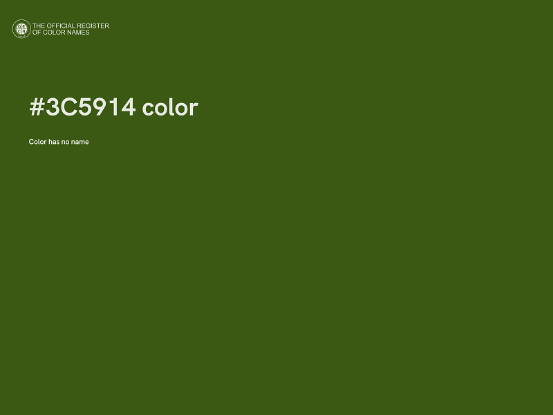 #3C5914 color image