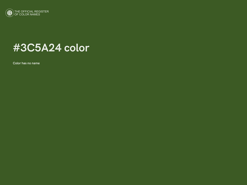 #3C5A24 color image