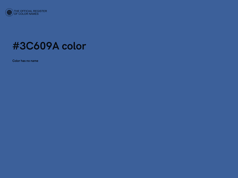 #3C609A color image