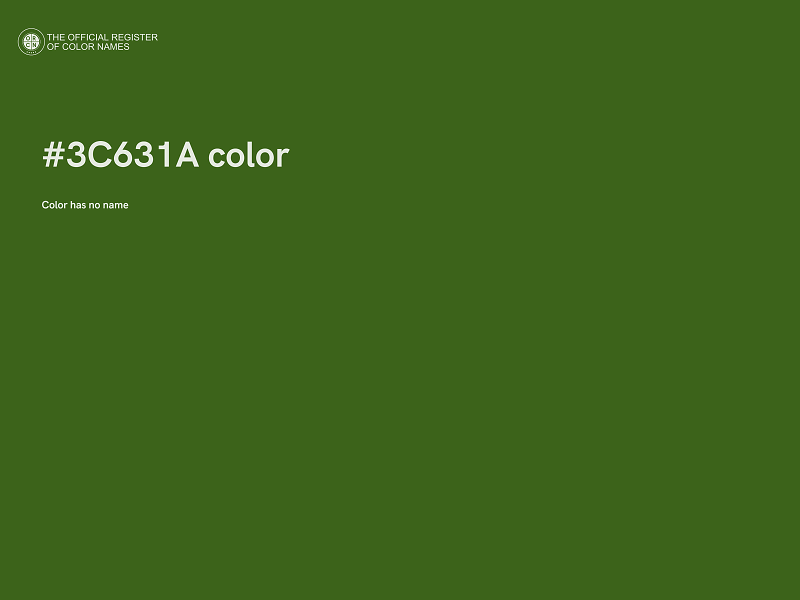 #3C631A color image