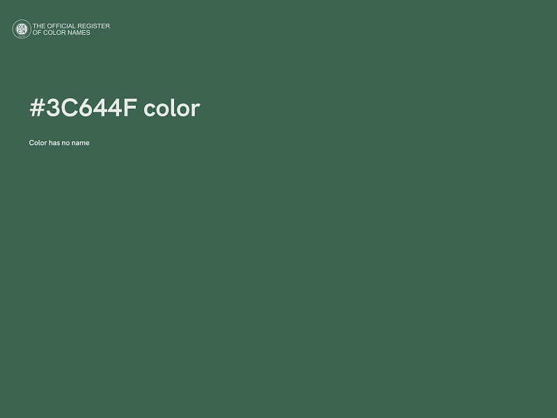 #3C644F color image