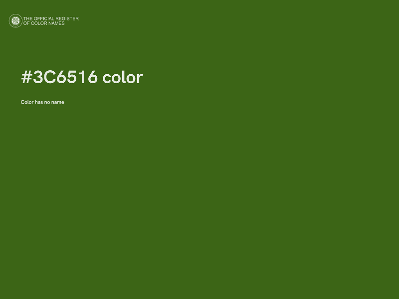 #3C6516 color image