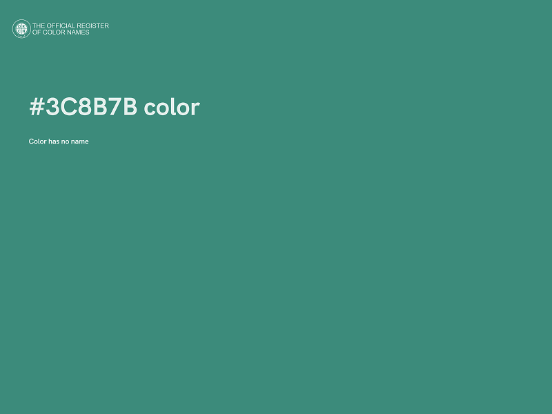 #3C8B7B color image