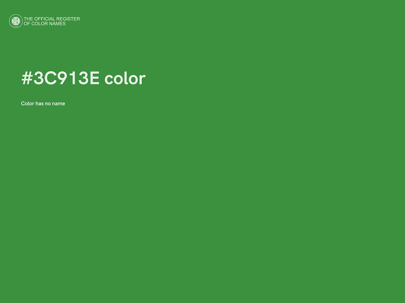 #3C913E color image