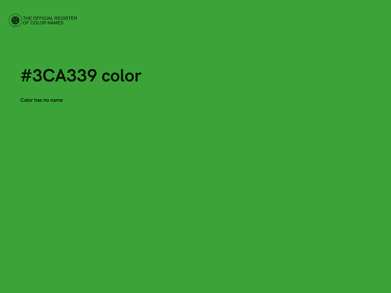 #3CA339 color image