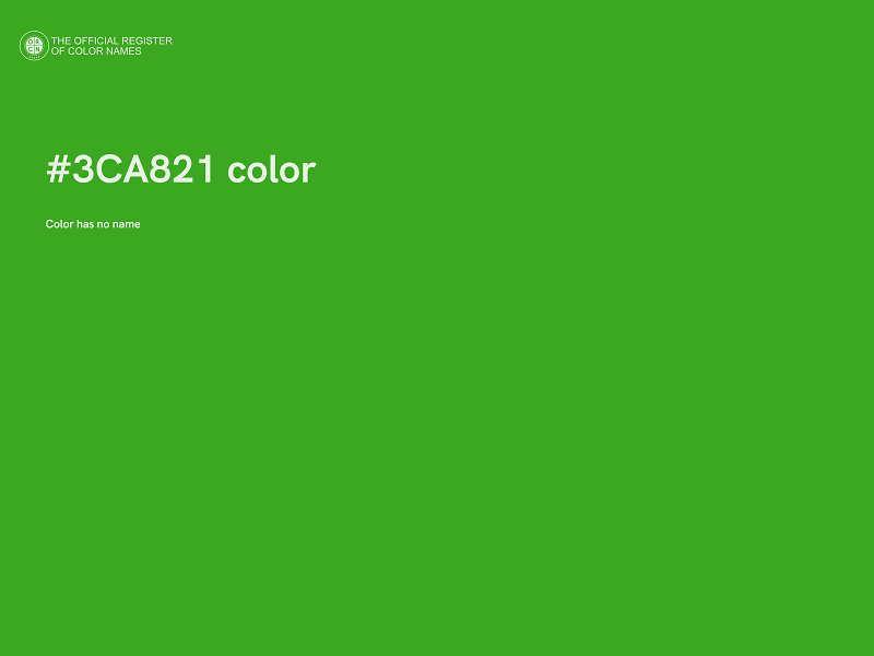 #3CA821 color image