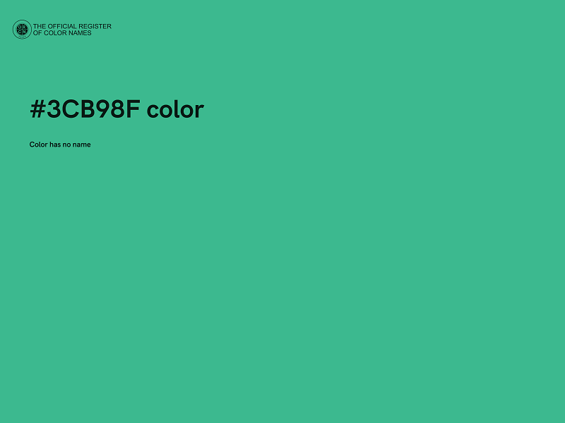 #3CB98F color image