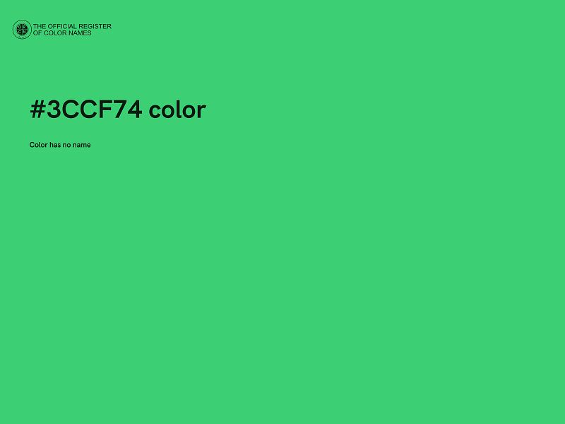 #3CCF74 color image