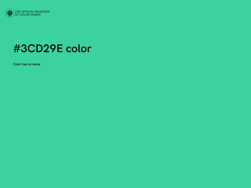 #3CD29E color image