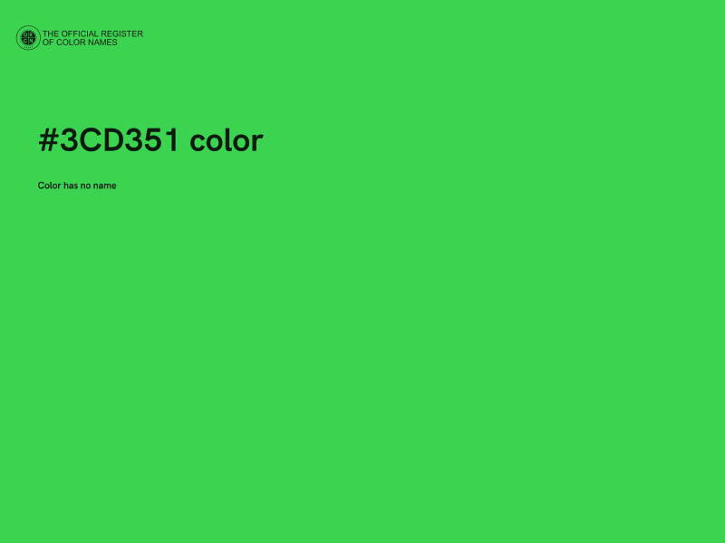 #3CD351 color image