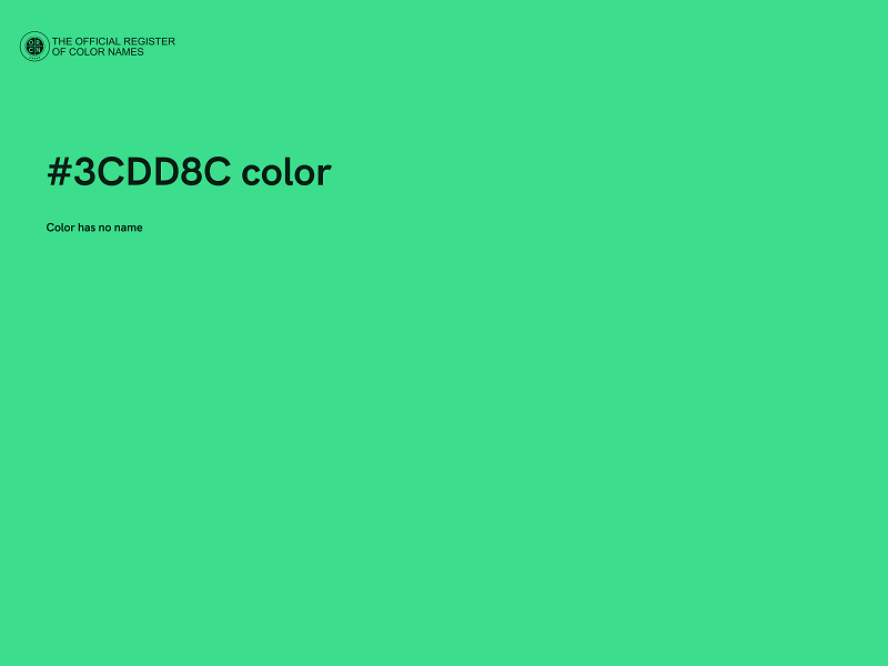 #3CDD8C color image