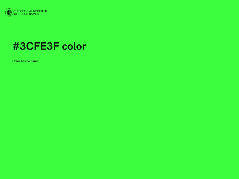 #3CFE3F color image