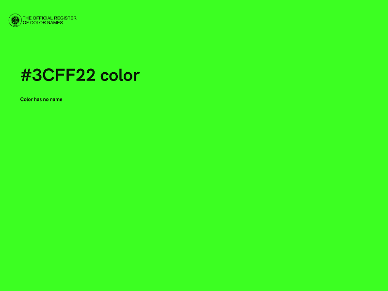 #3CFF22 color image