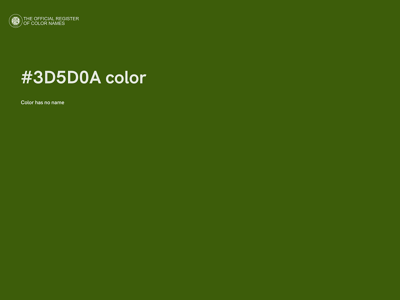 #3D5D0A color image