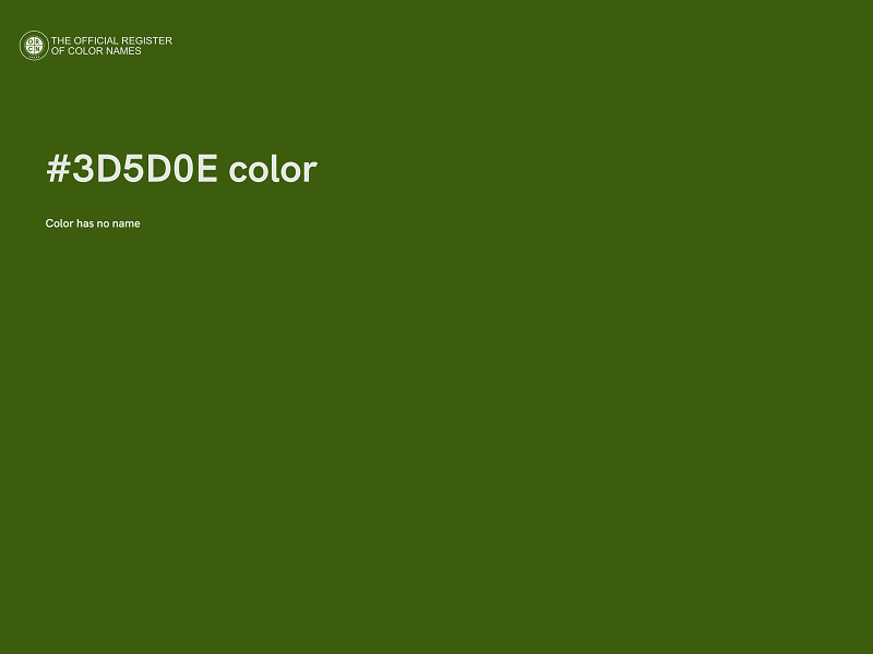 #3D5D0E color image