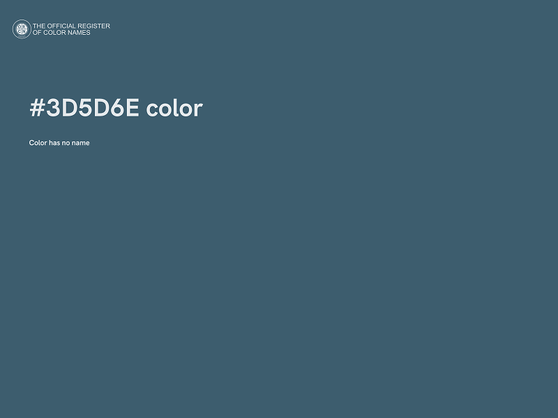 #3D5D6E color image