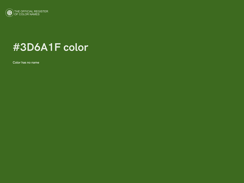 #3D6A1F color image