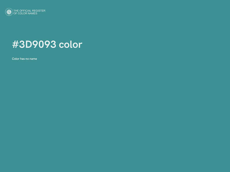 #3D9093 color image