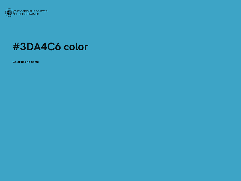 #3DA4C6 color image