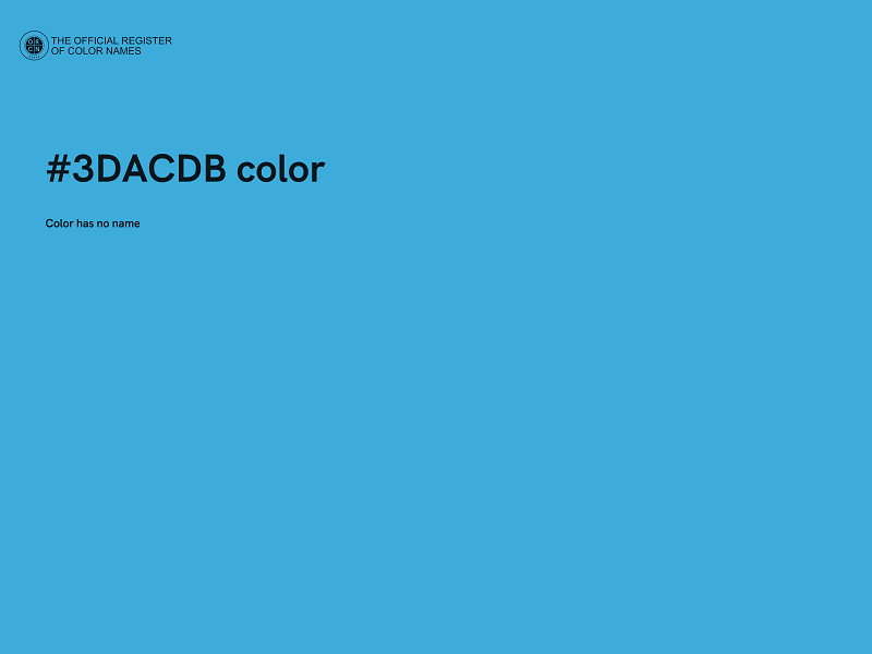 #3DACDB color image