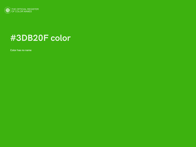 #3DB20F color image