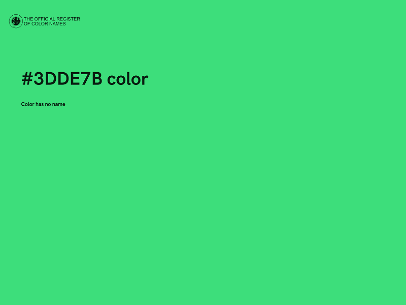 #3DDE7B color image