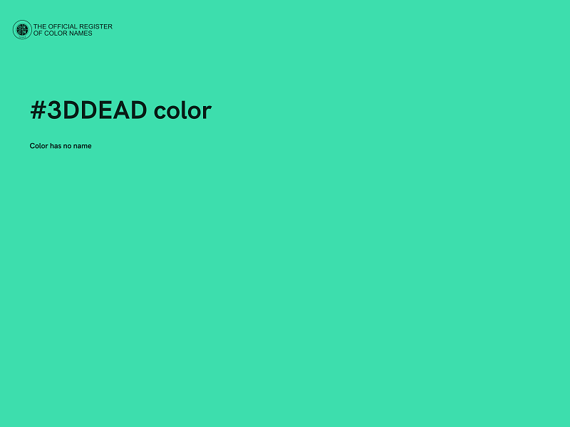 #3DDEAD color image