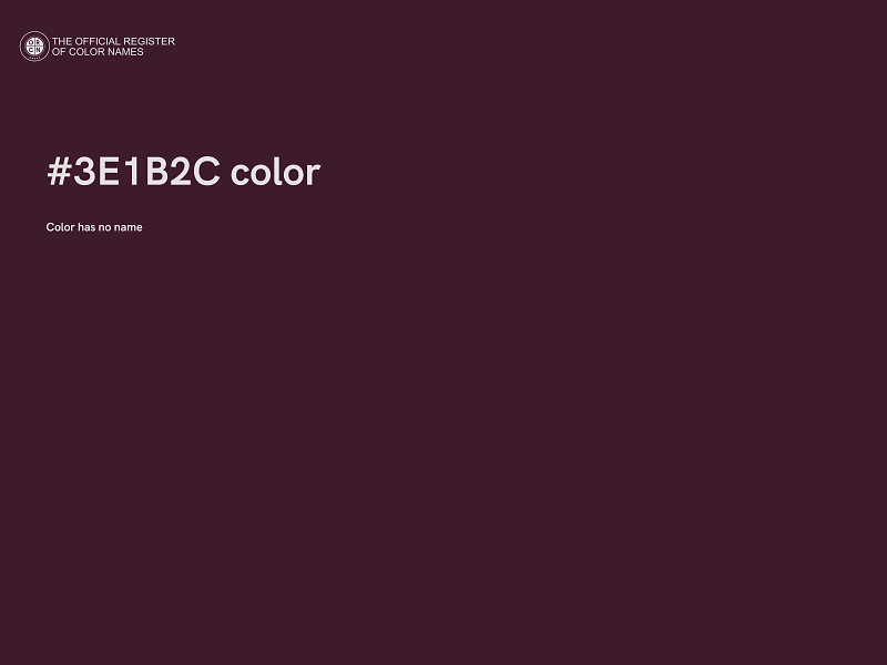 #3E1B2C color image