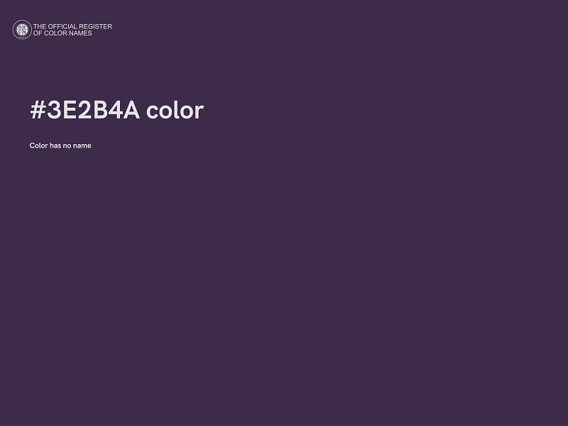 #3E2B4A color image