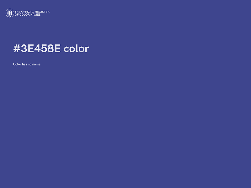 #3E458E color image