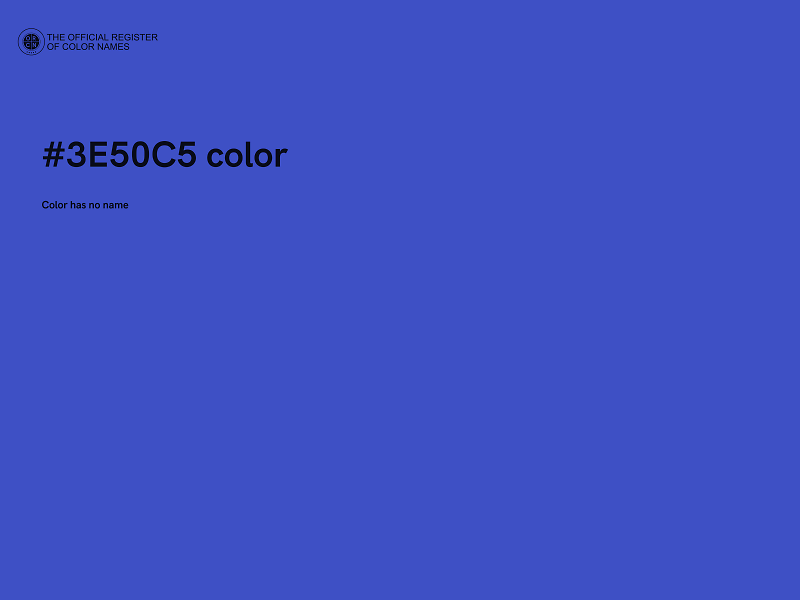 #3E50C5 color image