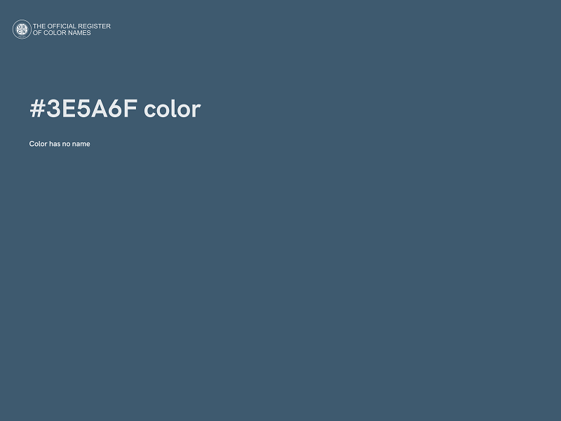 #3E5A6F color image