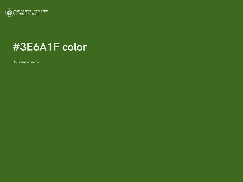 #3E6A1F color image