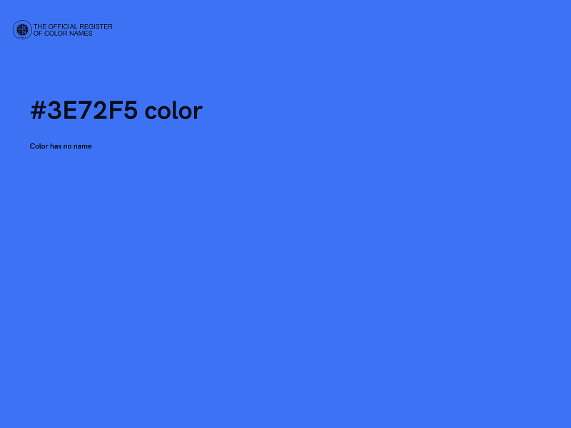 #3E72F5 color image