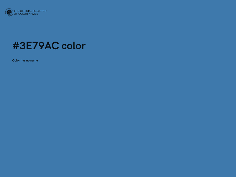 #3E79AC color image