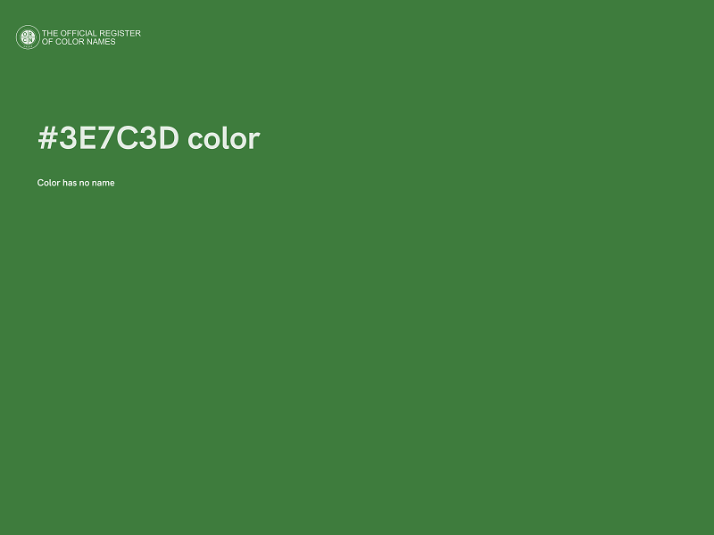 #3E7C3D color image