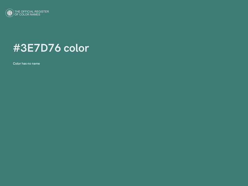 #3E7D76 color image