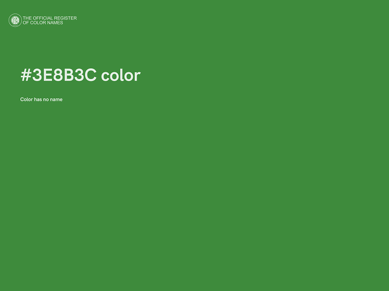 #3E8B3C color image