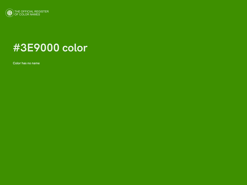 #3E9000 color image